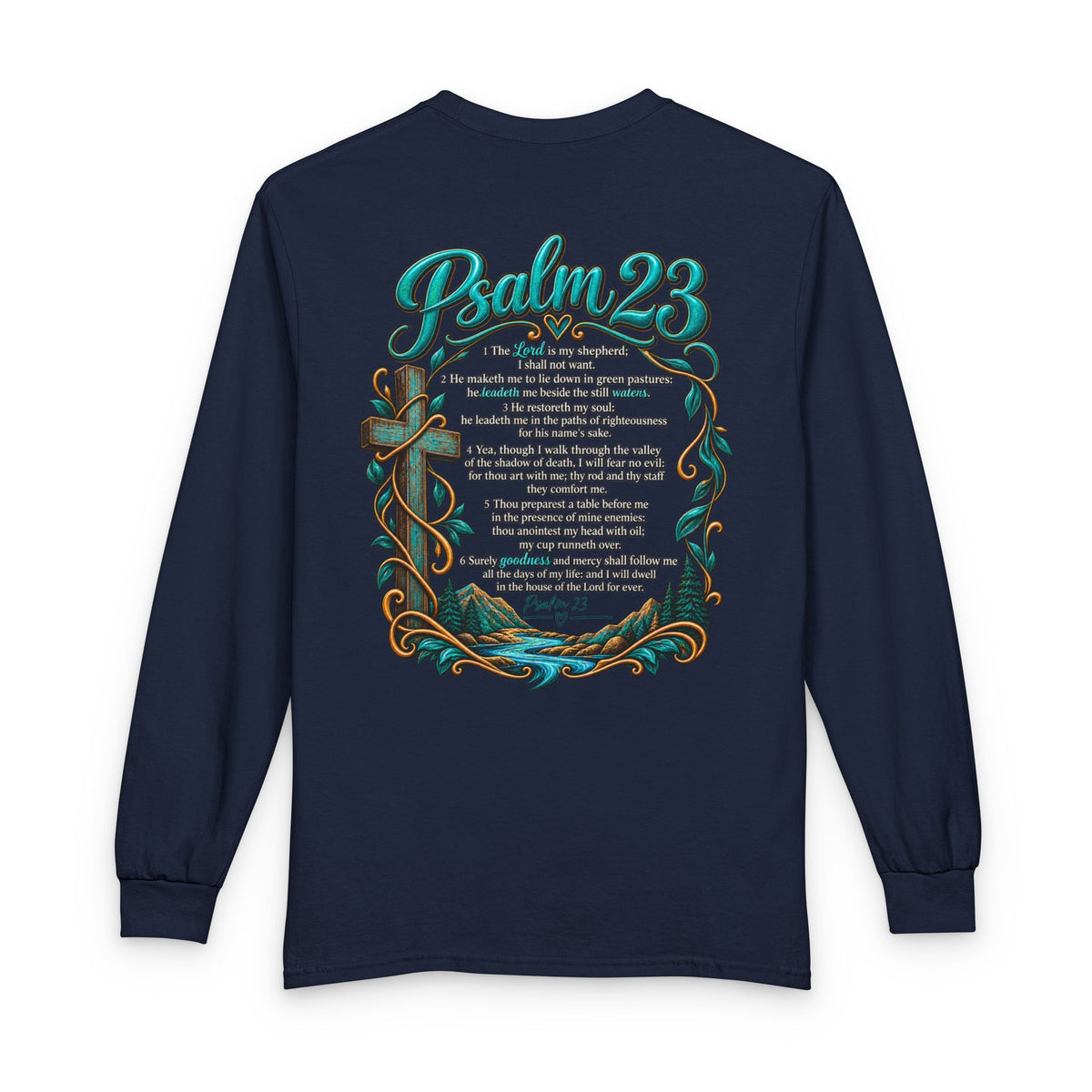 Psalm 23 Long Sleeve Tee