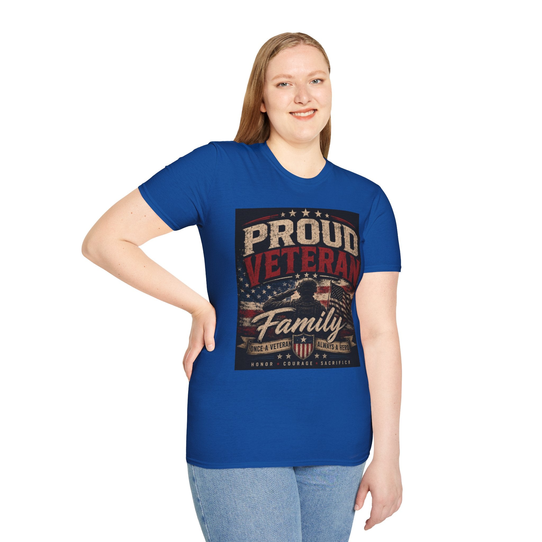 Proud Veteran T-Shirt — Patriotic Military Family Tee