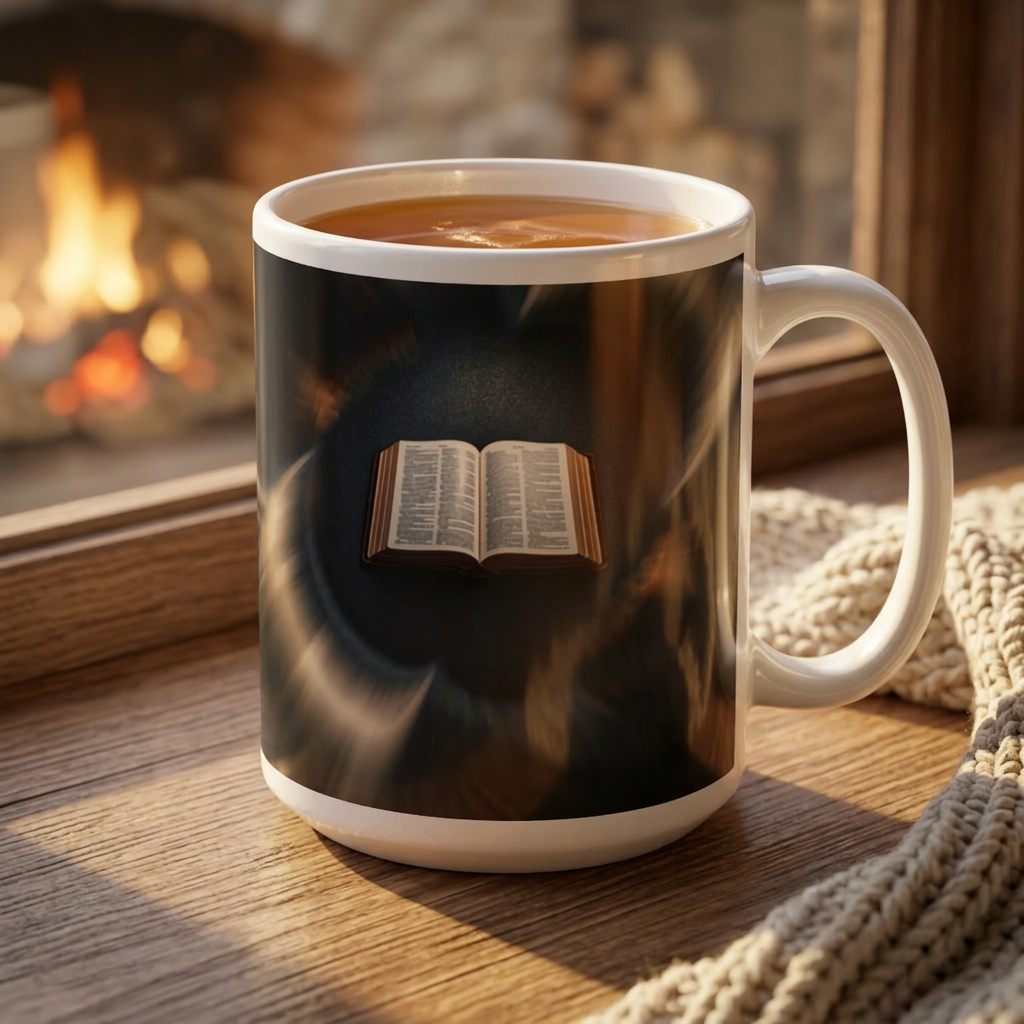 20oz Jumbo Mug — Open Bible Glow Coffee Cup