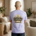 Christian Tie-Dye T-Shirt — "Jesus Saved Me, I'm Just Here for the Testimony"