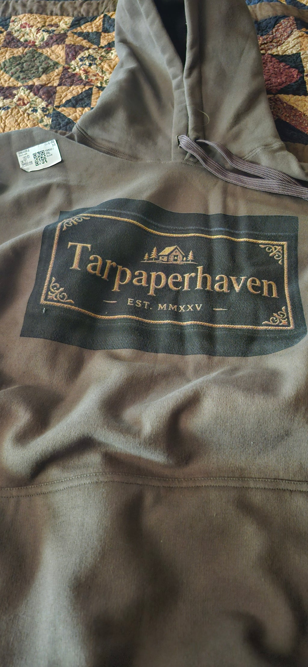 Tarpaperhaven Patriotic Hoodie — America 250th Graphic Sweatshirt