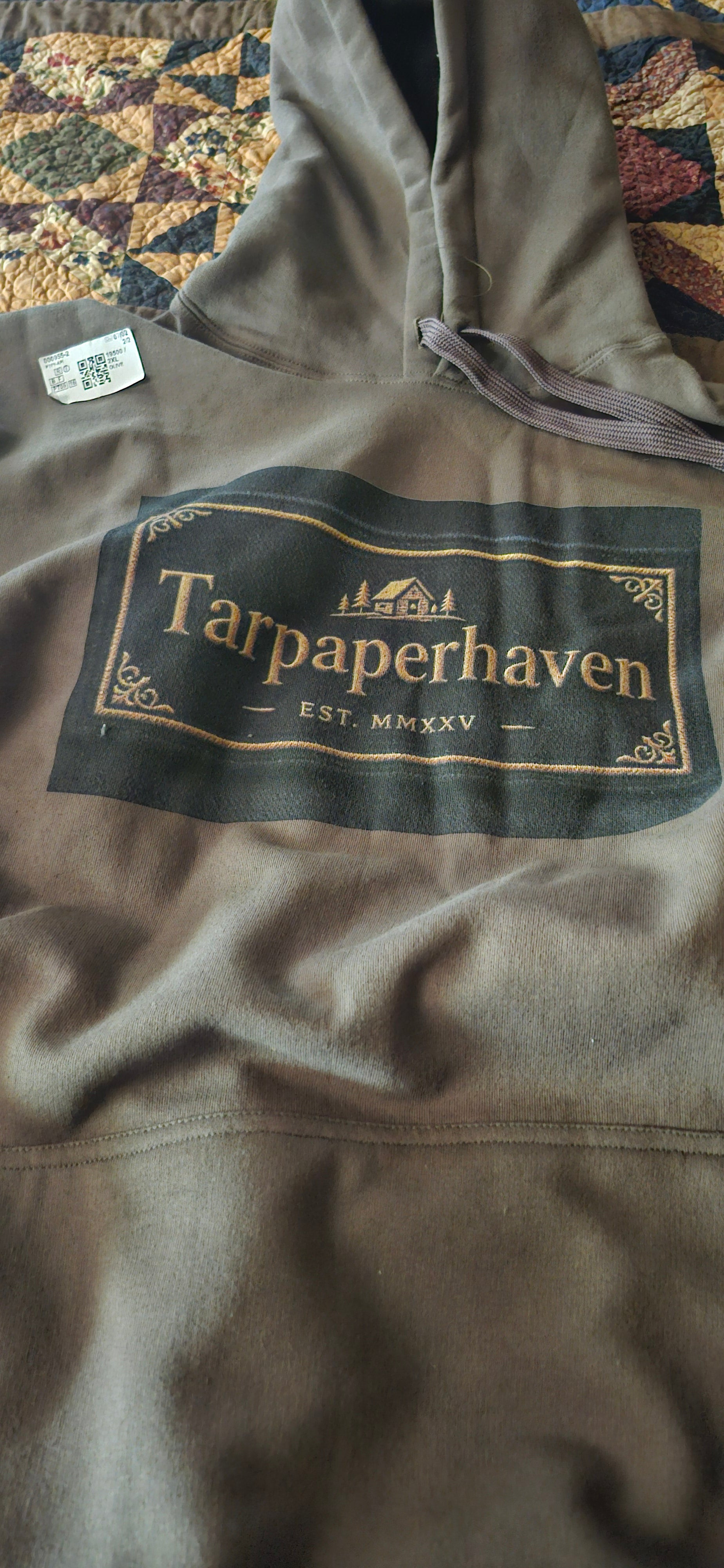 Tarpaperhaven Patriotic Hoodie — America 250th Graphic Sweatshirt