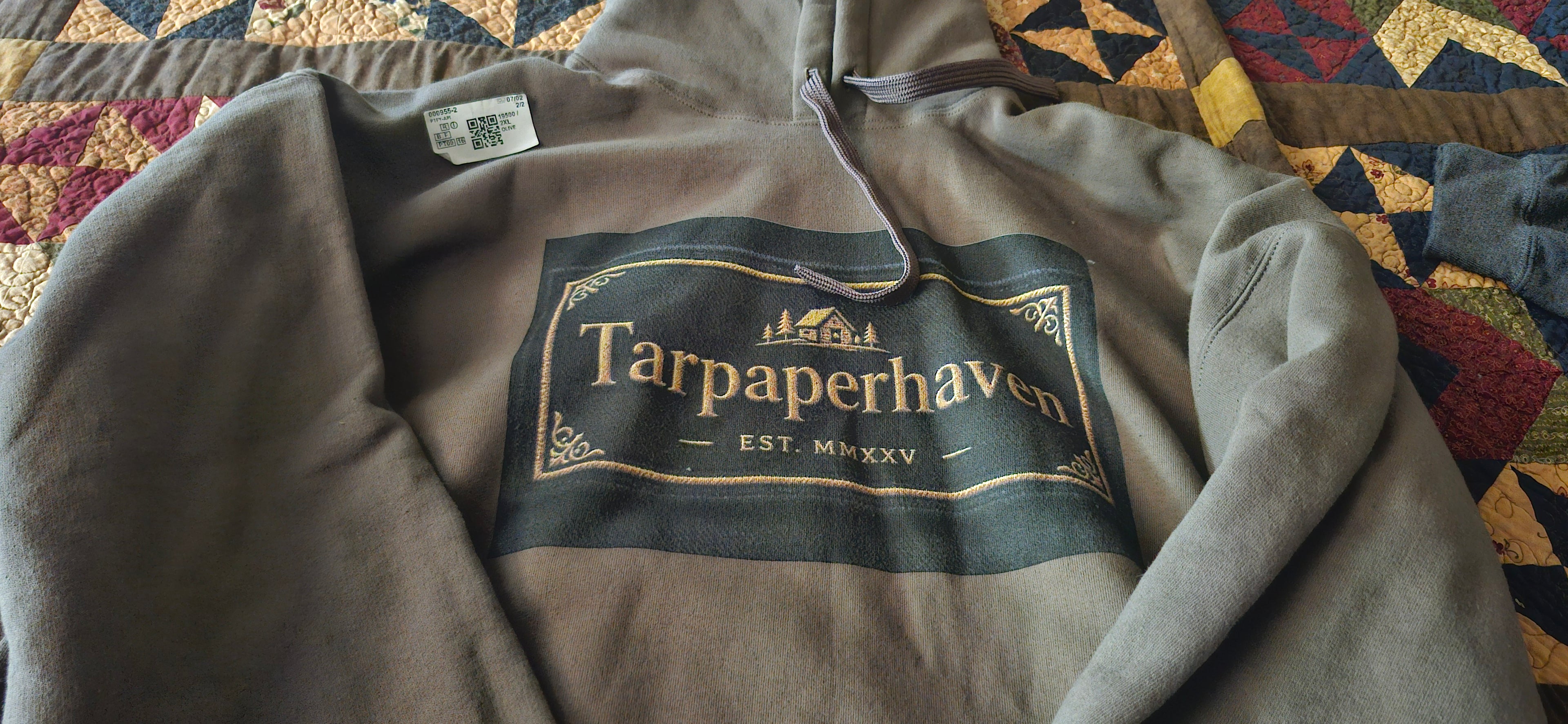 Tarpaperhaven Patriotic Hoodie — America 250th Graphic Sweatshirt