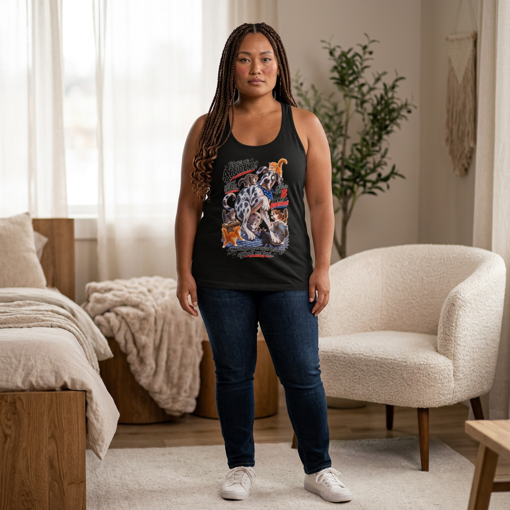 animal lover performance tank top