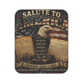 Salute to America Picnic Blanket — Patriotic Eagle & Constitution Outdoor Blanket for 4th of July, Memorial Day, Veterans Day