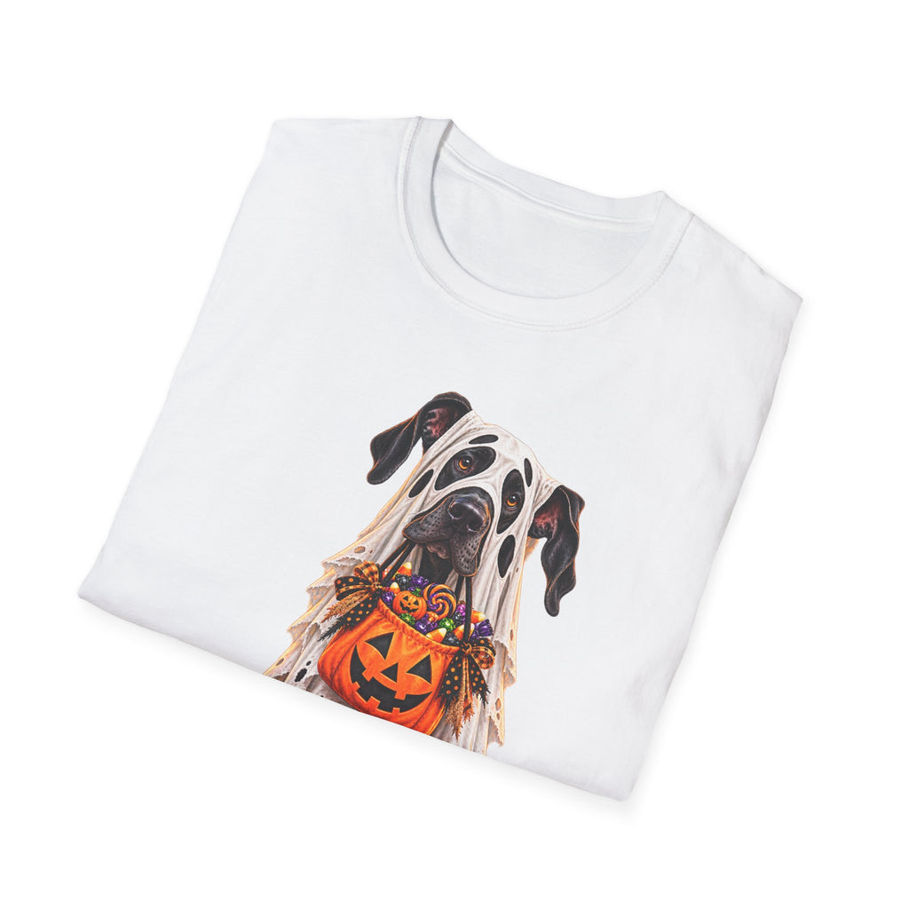 Halloween Dalmatian T-Shirt — Cute Dog with Jack-O’-Lantern Costume