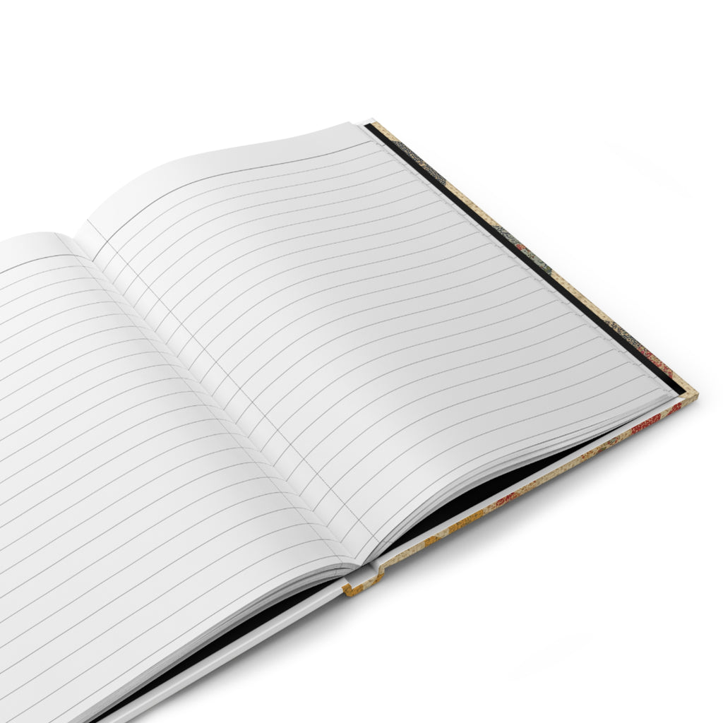 Quilting Journal — "I  Quilting" Patchwork Hardcover Notebook