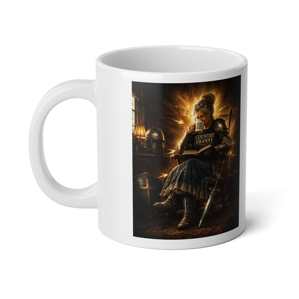 20oz Jumbo Mug — Country Granny Faith Coffee Cup