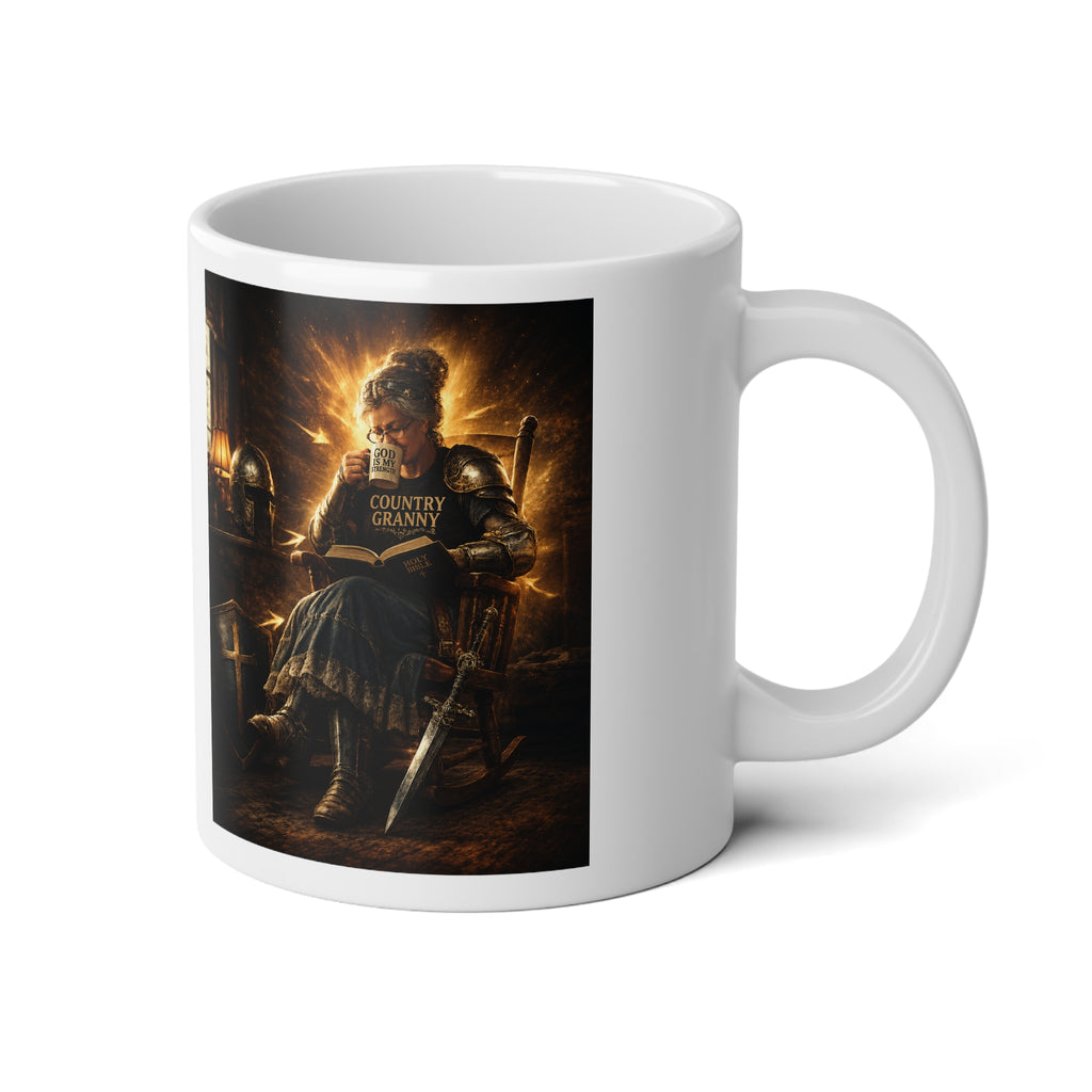 20oz Jumbo Mug — Country Granny Faith Coffee Cup