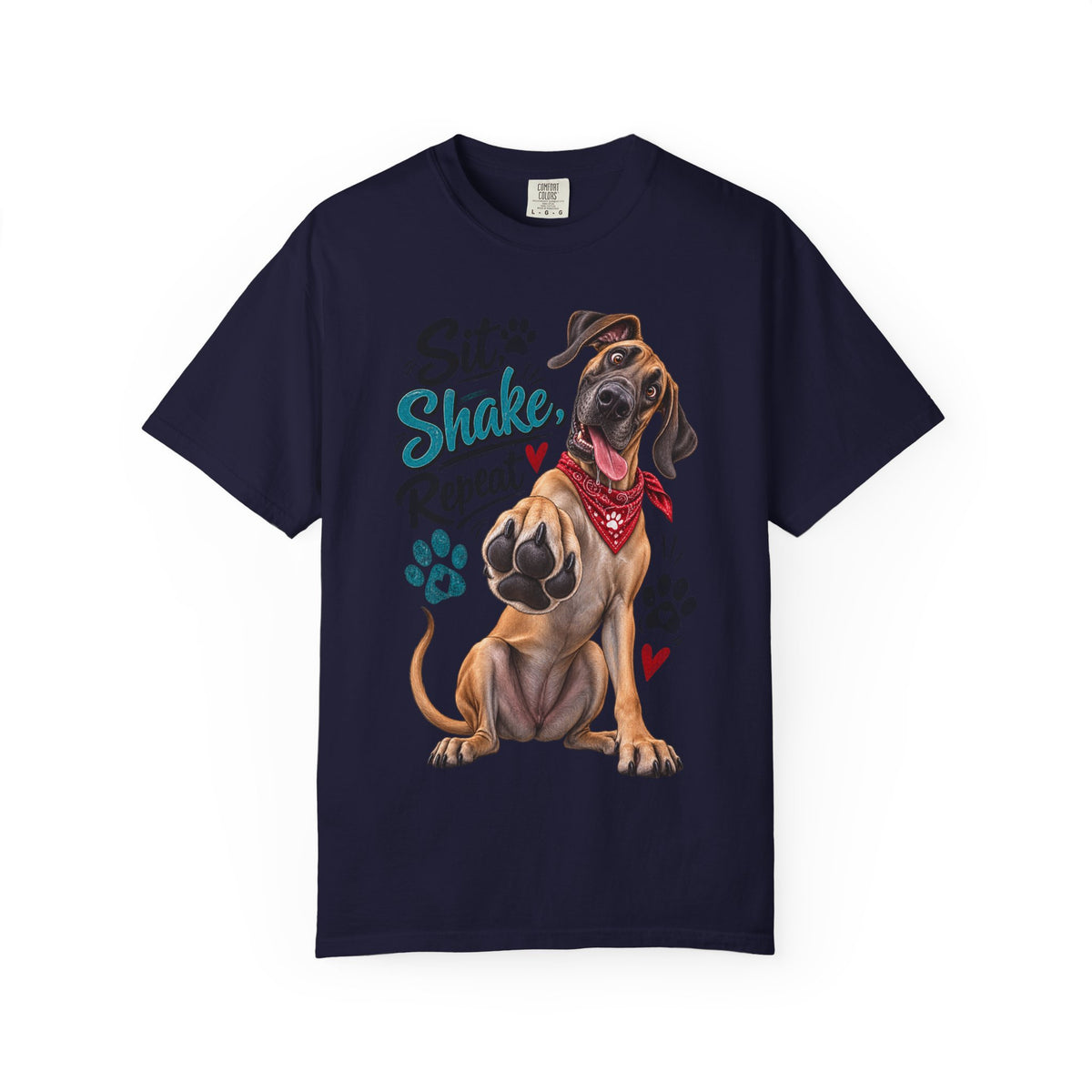 Great Dane Paw Print Tee