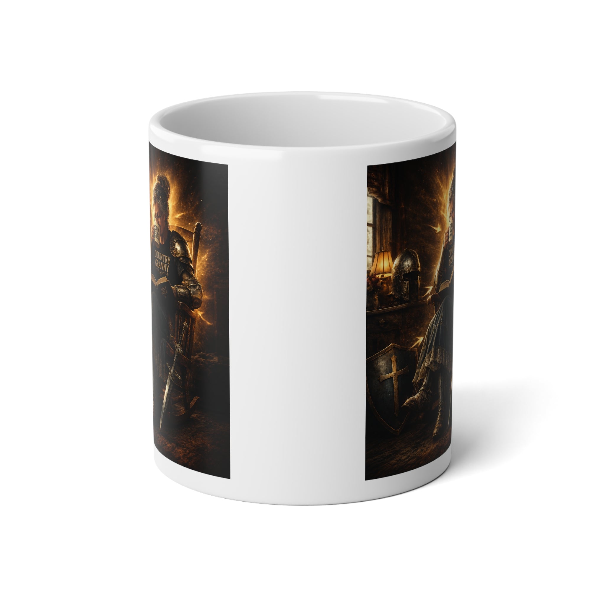 20oz Jumbo Mug — Country Granny Faith Coffee Cup