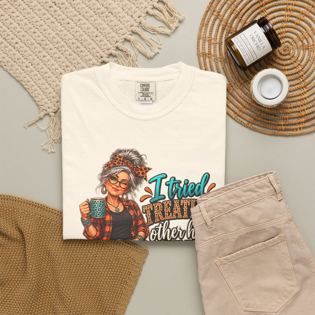 Graphic T-Shirt — "I Tried Treating Others How I Want to Be Treated" Retro Gen X Design