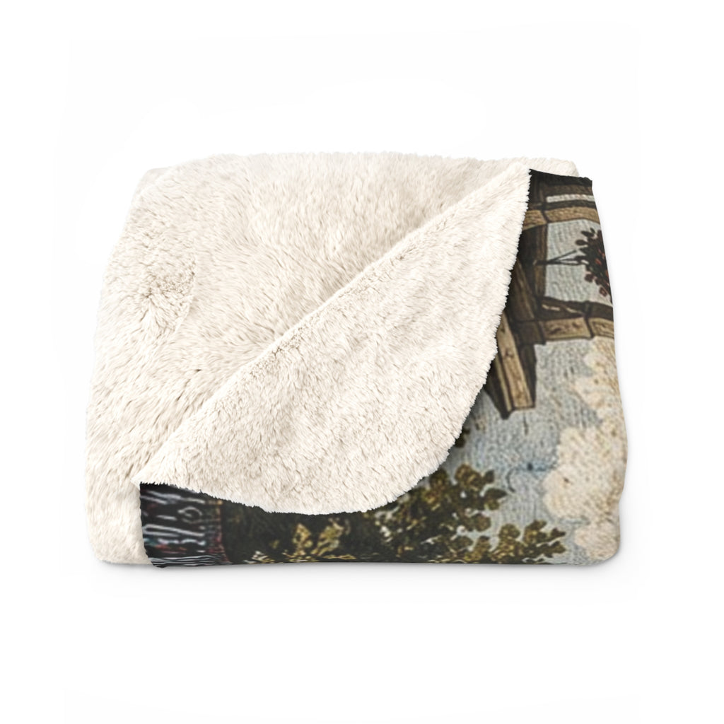 Great Dane Zoomies Sherpa Fleece Blanket
