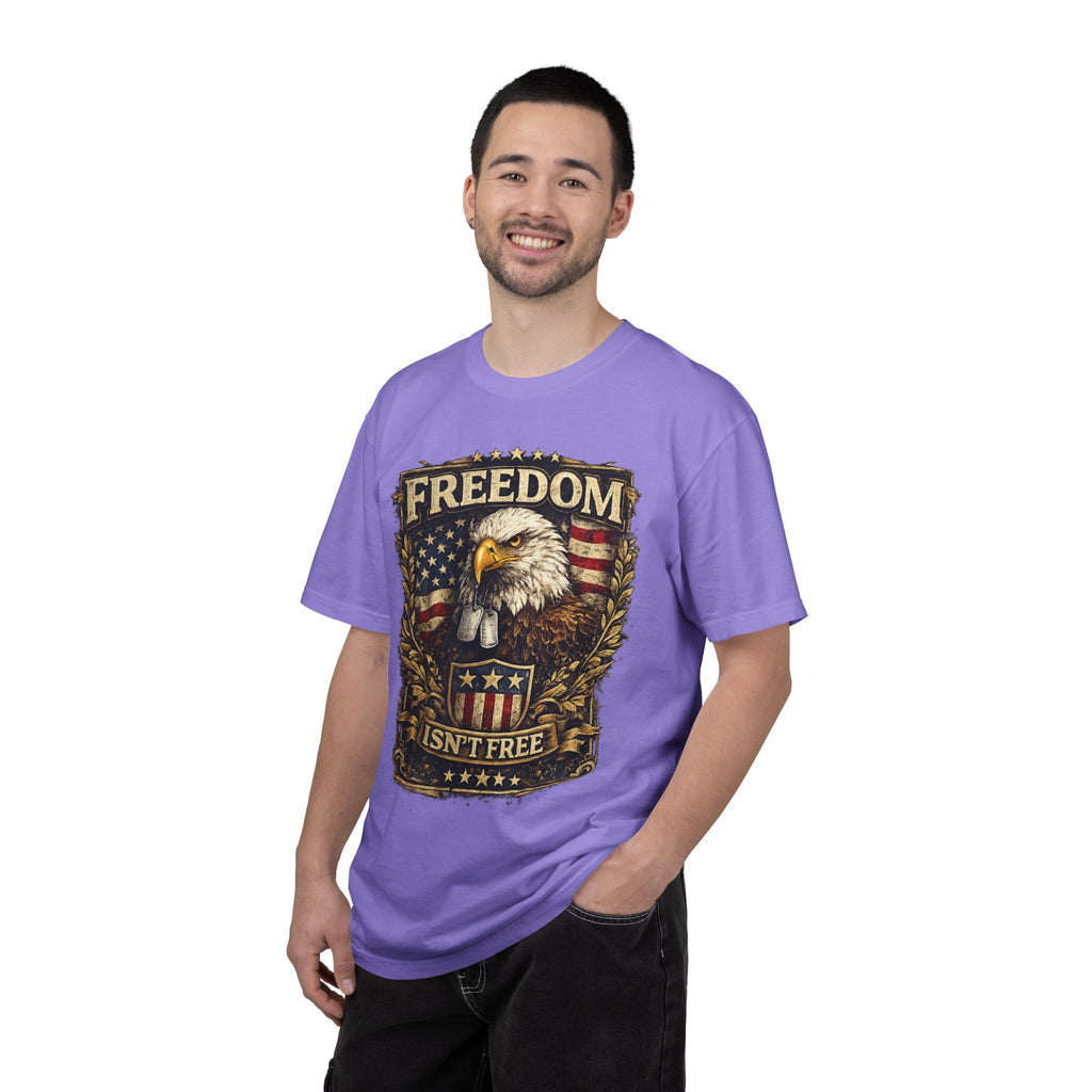Freedom Isn't Free Eagle T-Shirt — Patriotic American Flag Tee