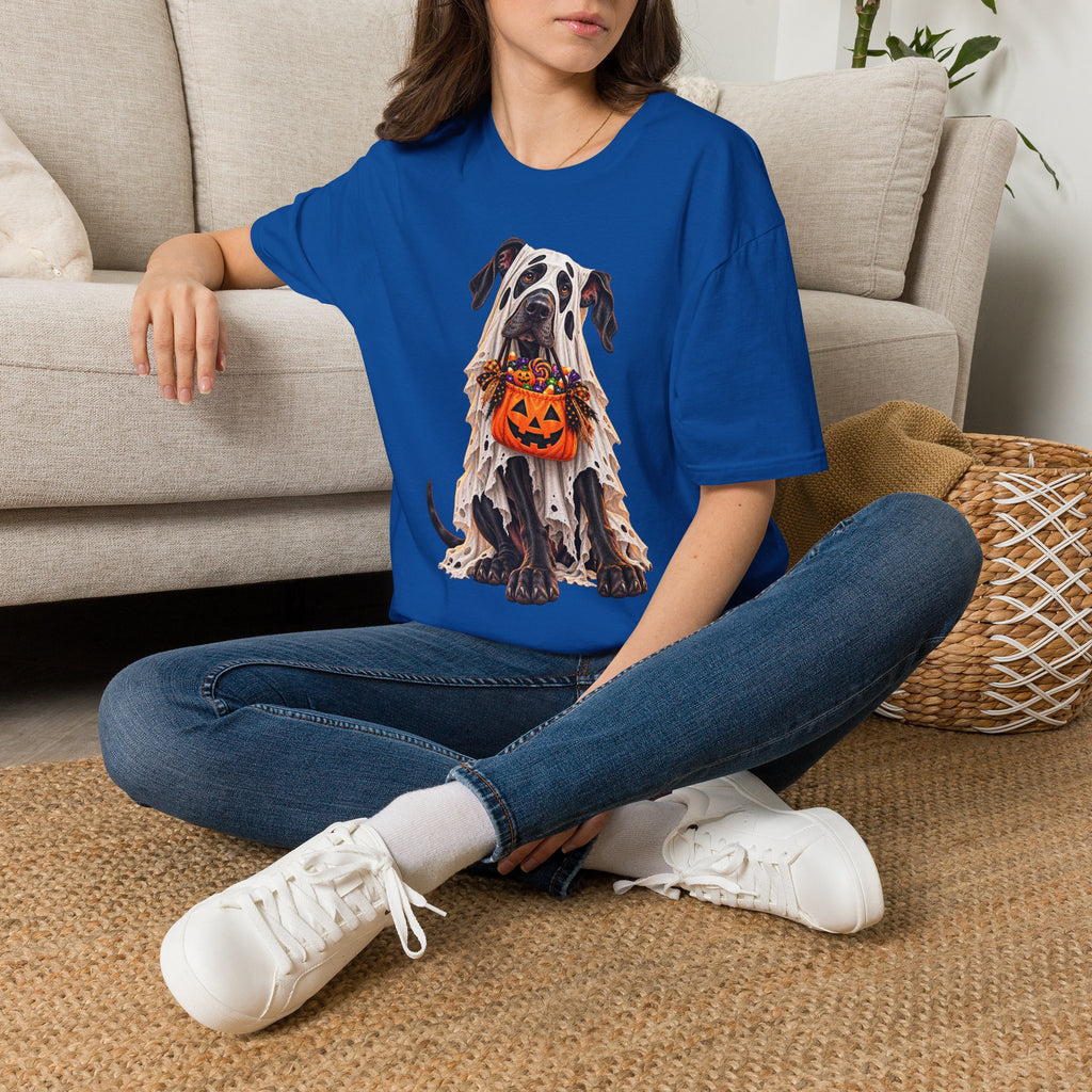Halloween Dalmatian T-Shirt — Cute Dog with Jack-O’-Lantern Costume