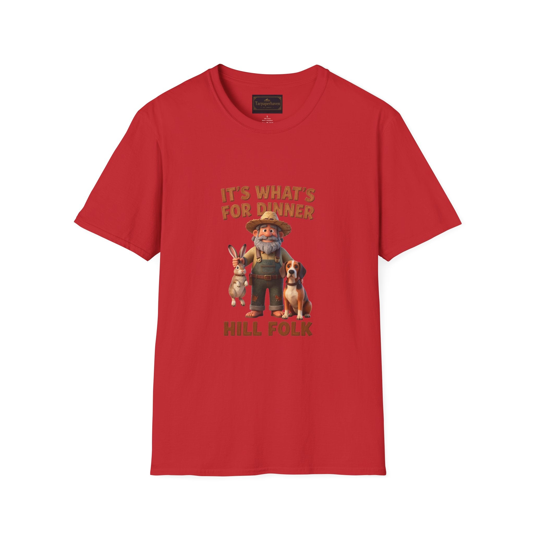 It's What's For Dinner Hill Folk T-Shirt — Funny Country Farmer Graphic Tee
