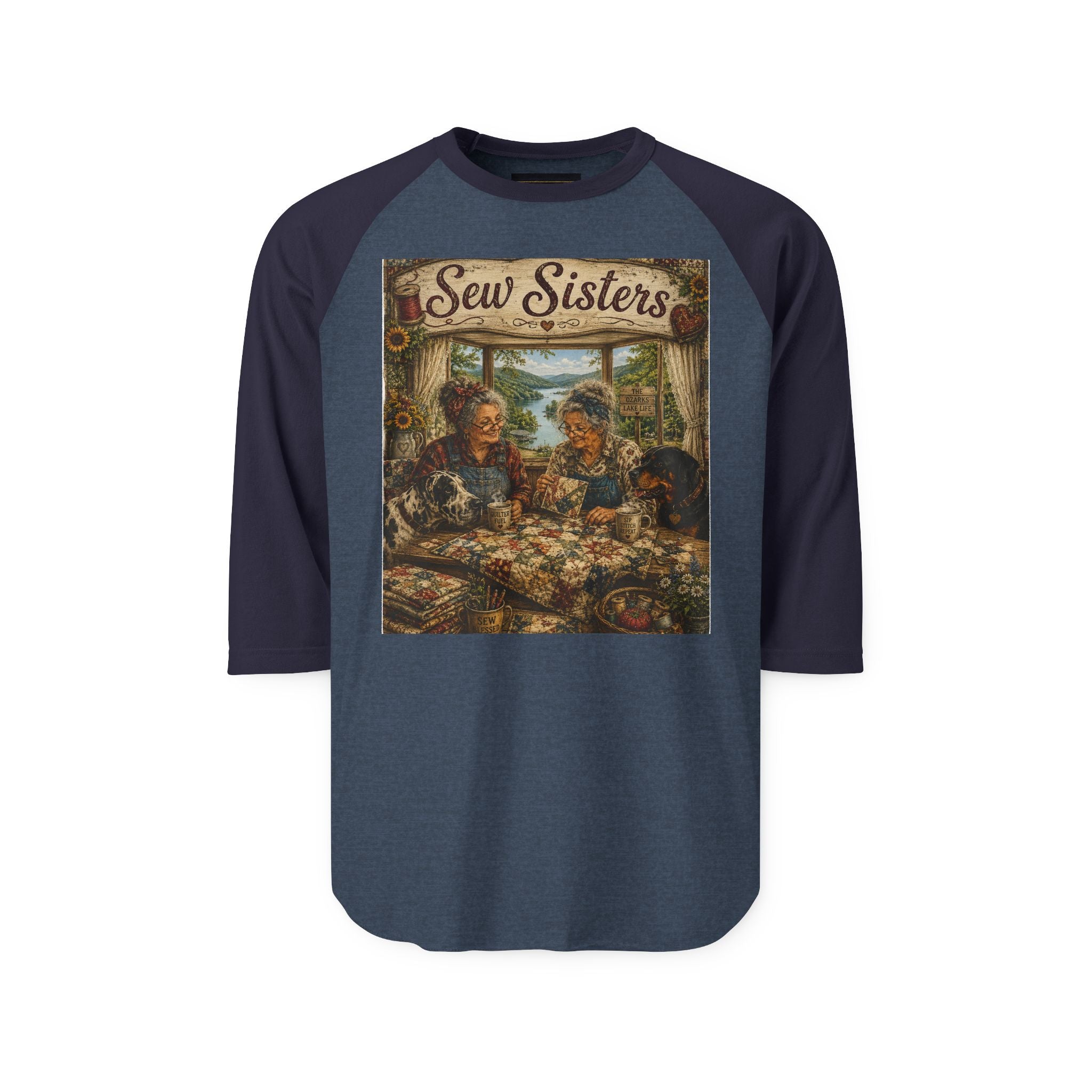Sew Sisters Quilt Retreat  Ozarks  Raglan Shirt