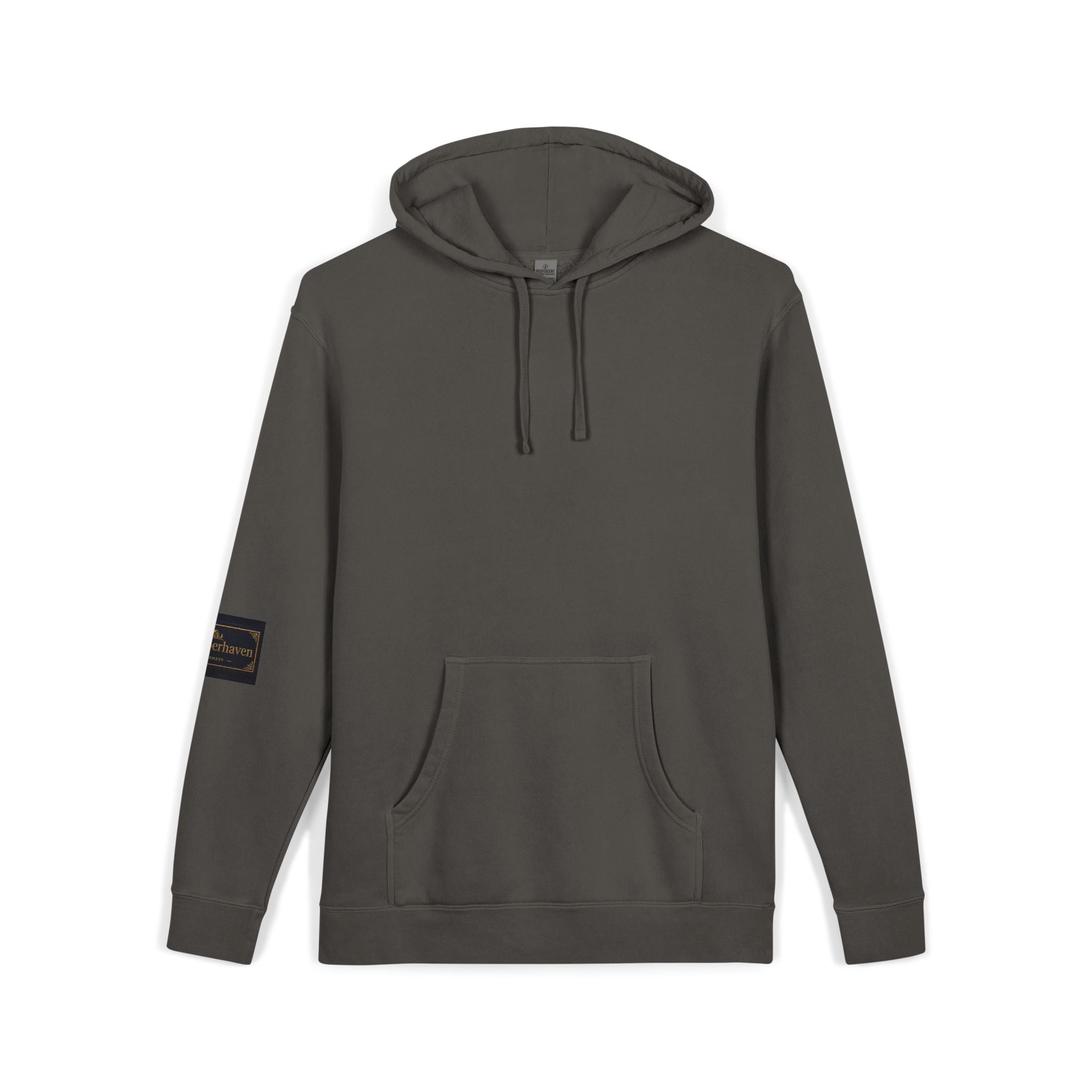 Pigment-Dyed Hoodie — "The Jokes on You" Retro Graphic Pullover