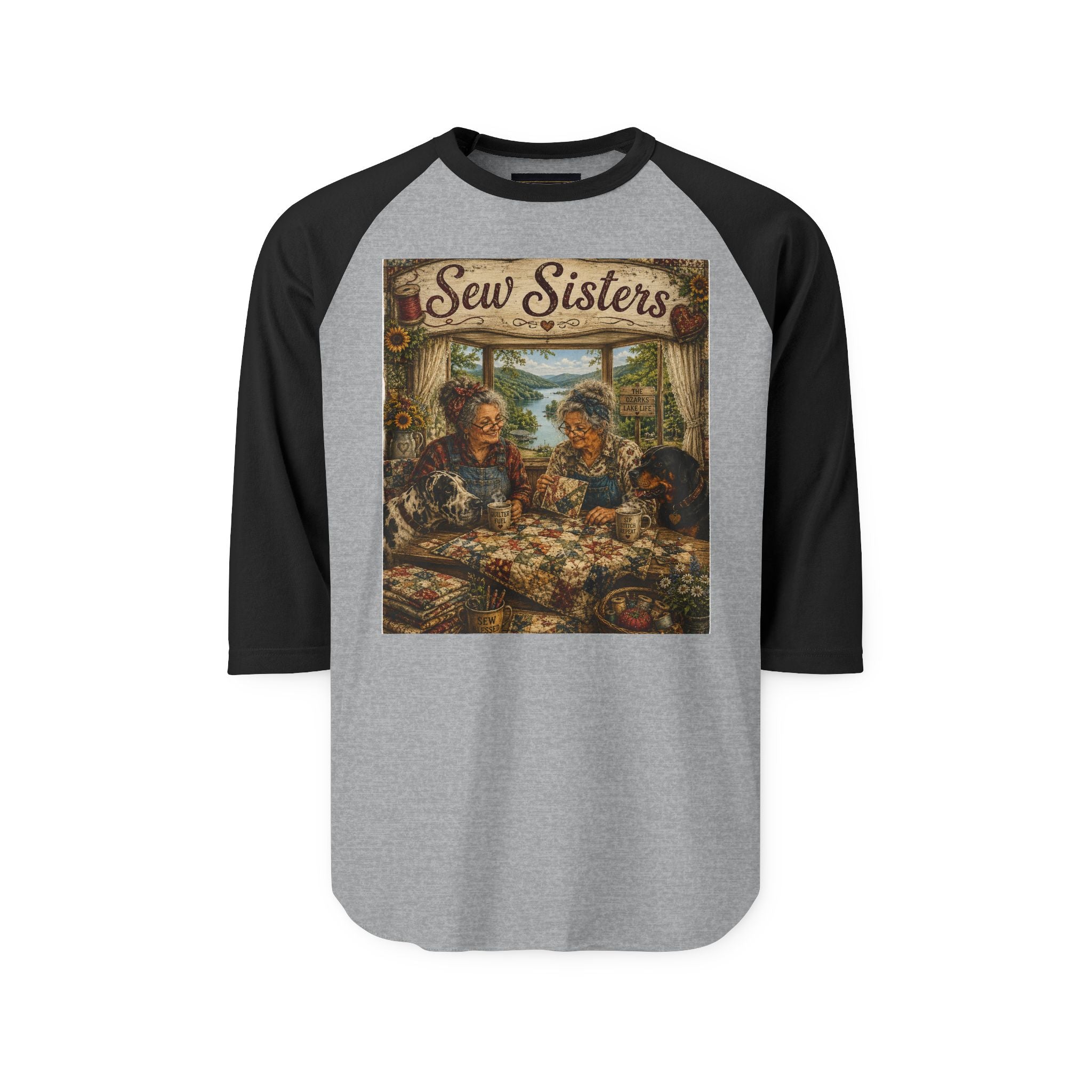 Sew Sisters Quilt Retreat  Ozarks  Raglan Shirt