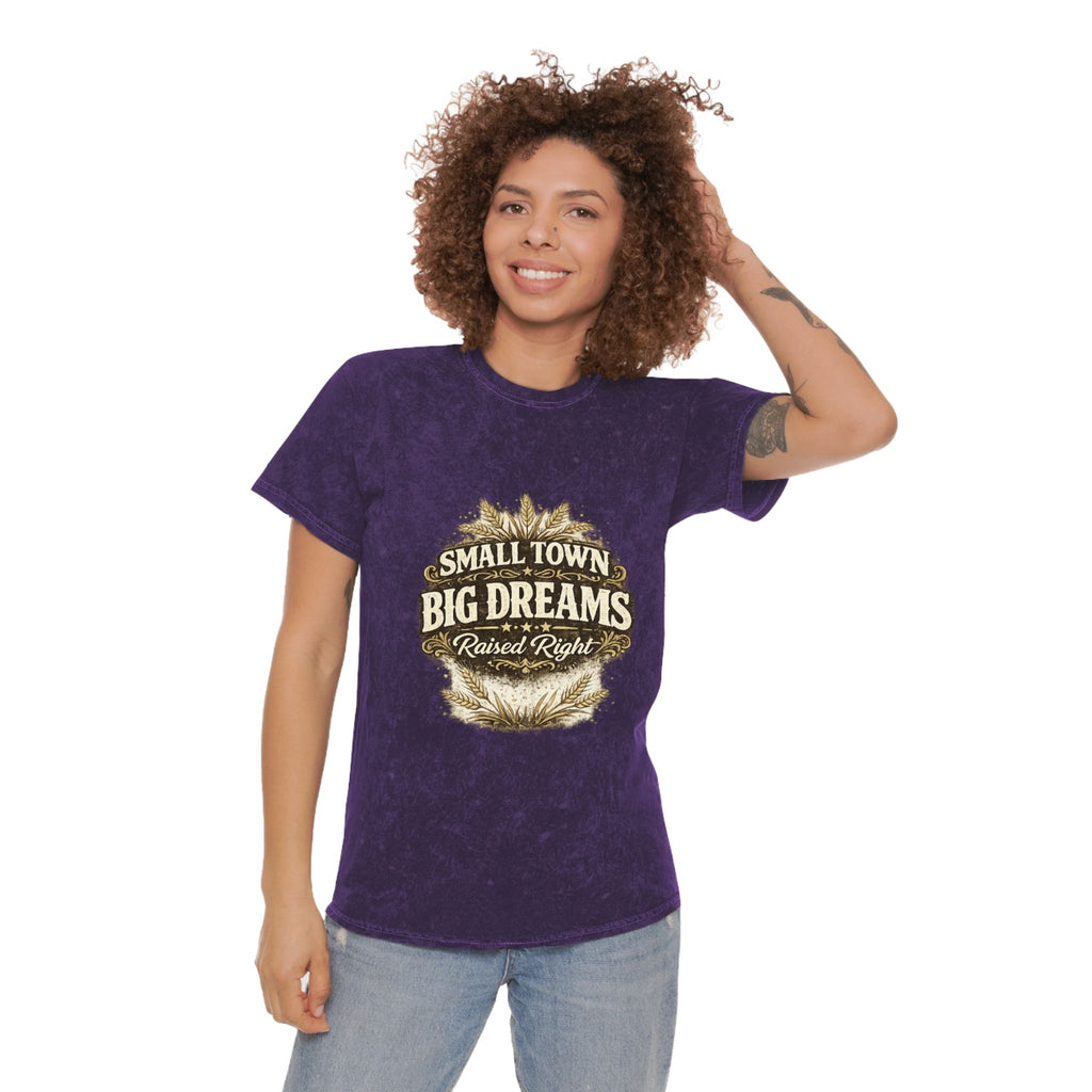 Small Town Big Dreams T-Shirt — Rustic Country Pride Tee
