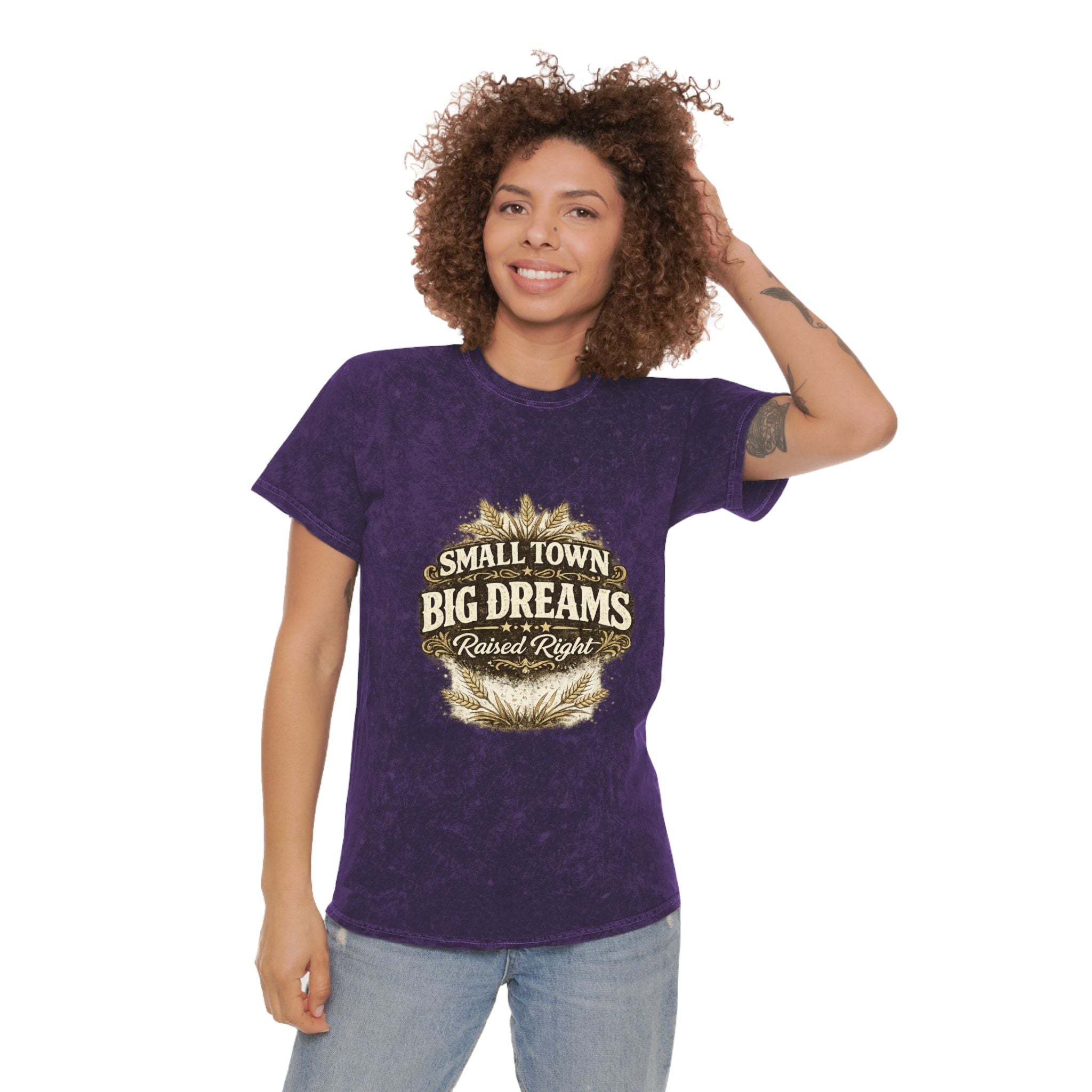 Small Town Big Dreams T-Shirt — Rustic Country Pride Tee