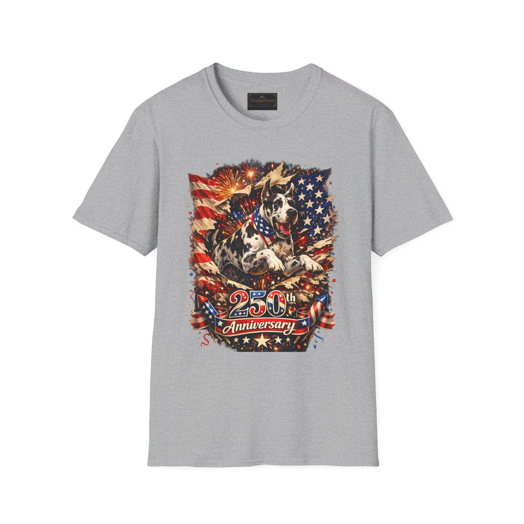 Patriotic 250th Great Dane T-Shirt