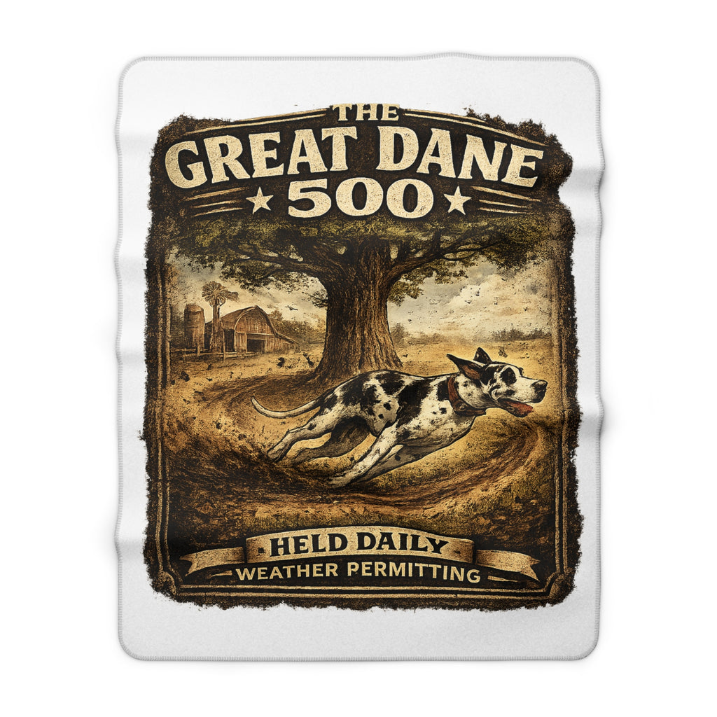 Great Dane Zoomies  500 Sherpa Fleece Blanket