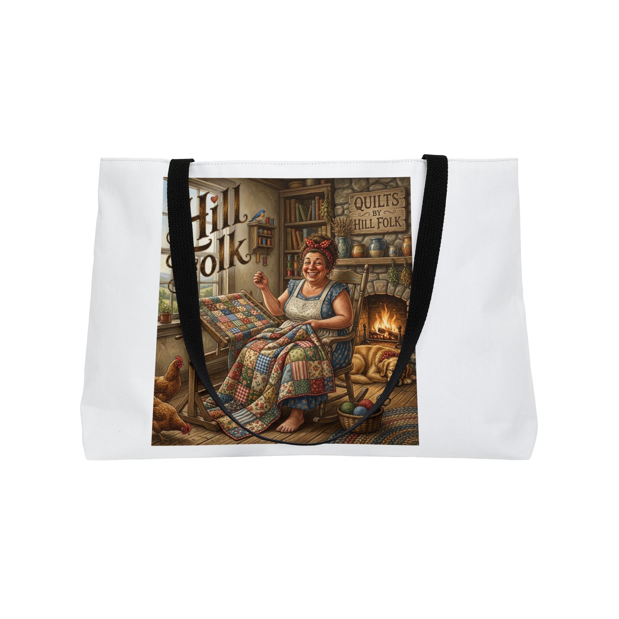 Hill Folk Quilting Woman Weekender Tote Bag