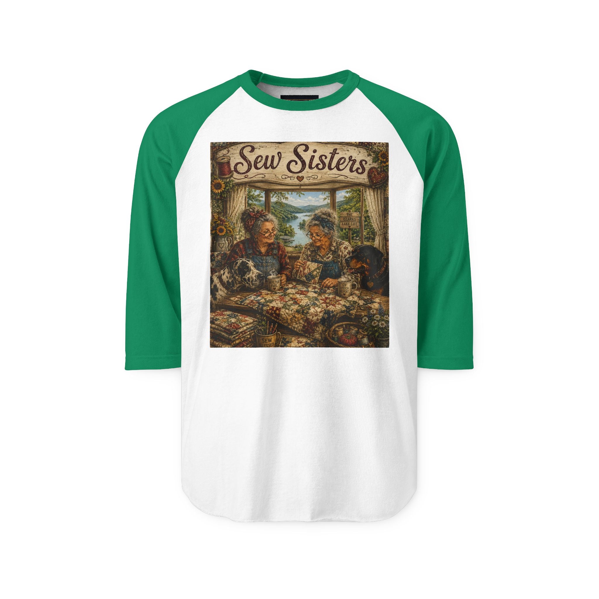 Sew Sisters Quilt Retreat  Ozarks  Raglan Shirt