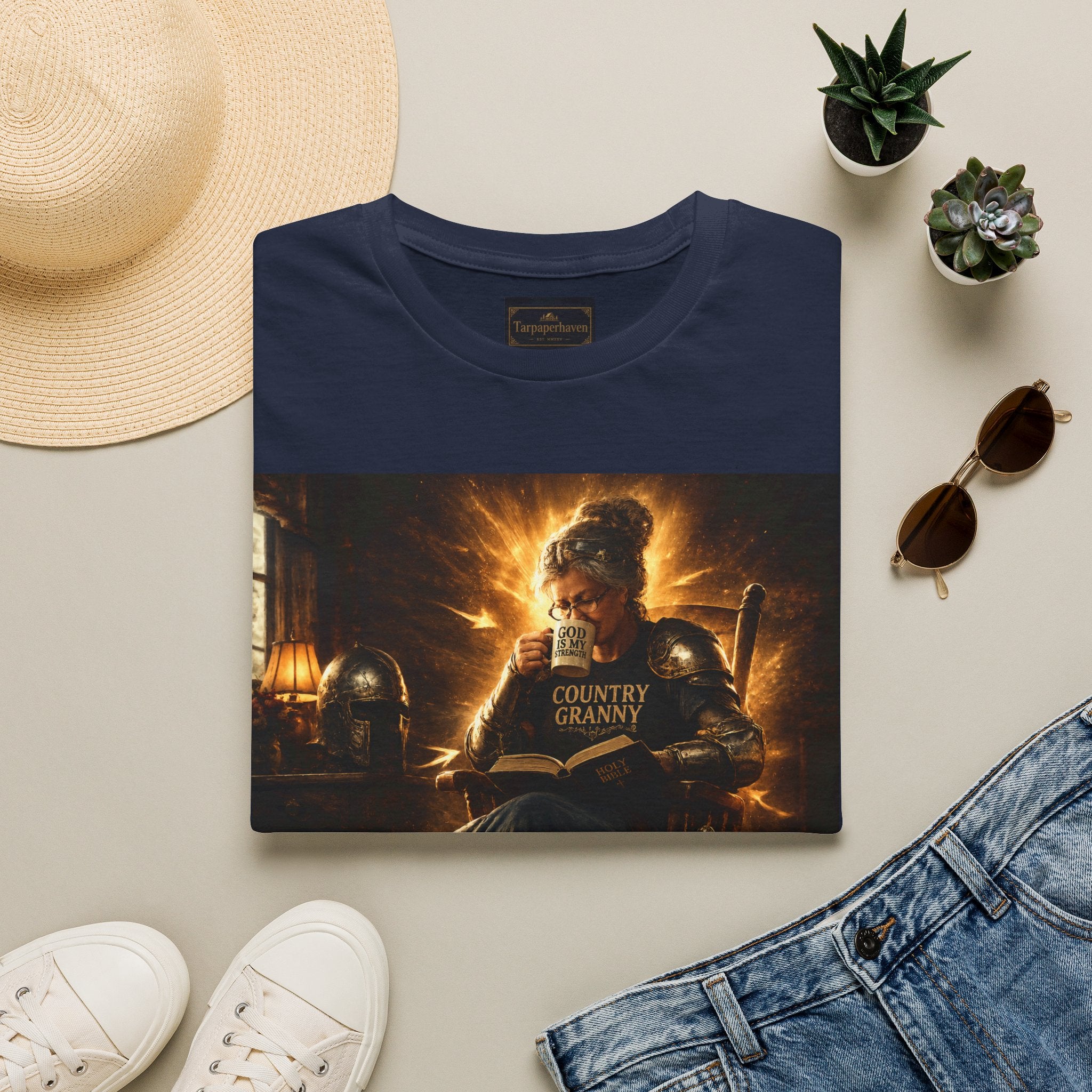 Country Granny T‑Shirt — Christian Grandma Graphic Tee