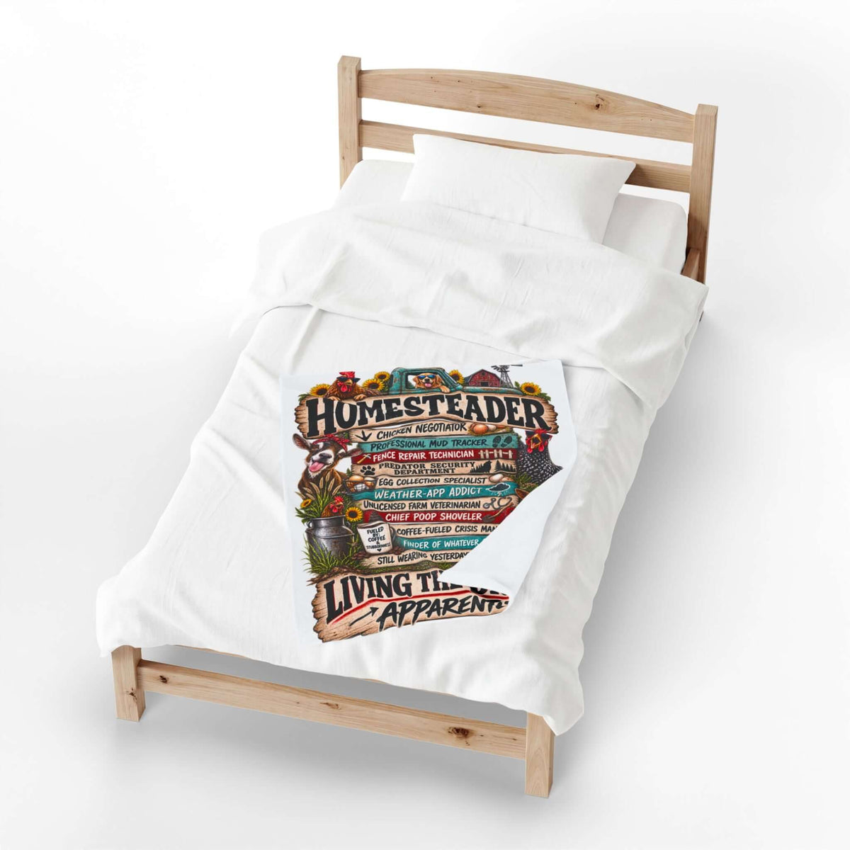 Homesteader Velveteen Plush Blanket