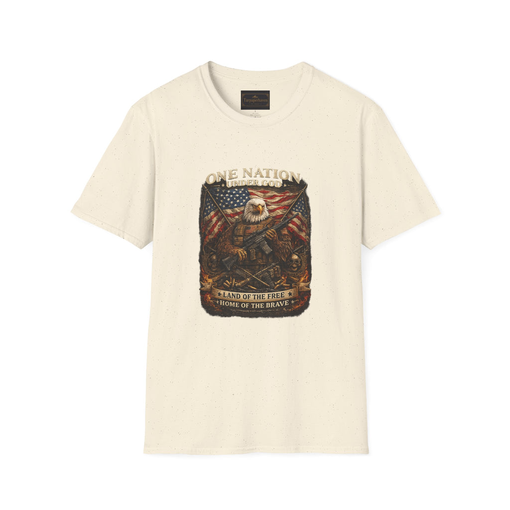 One Nation Under God Eagle T-Shirt — American Flag Patriotic Graphic Tee