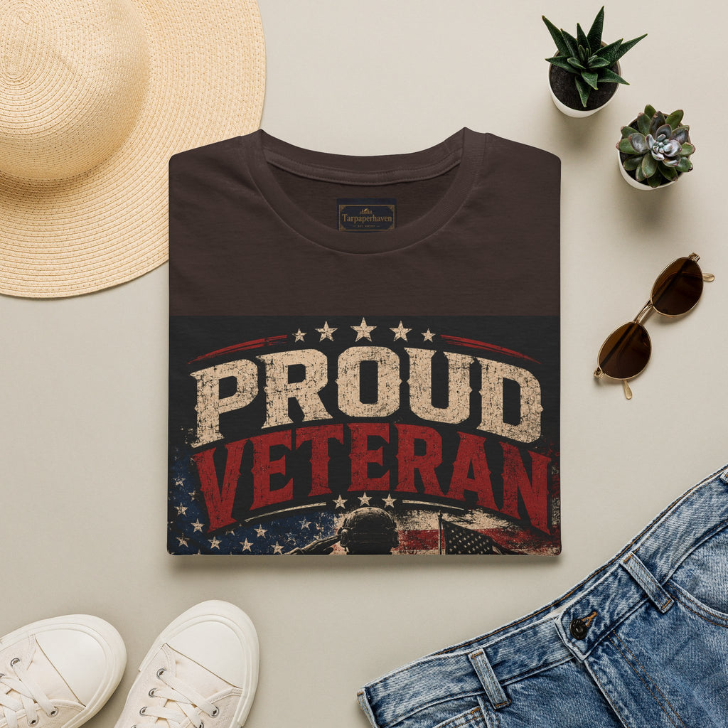 Proud Veteran T-Shirt — Patriotic Military Family Tee