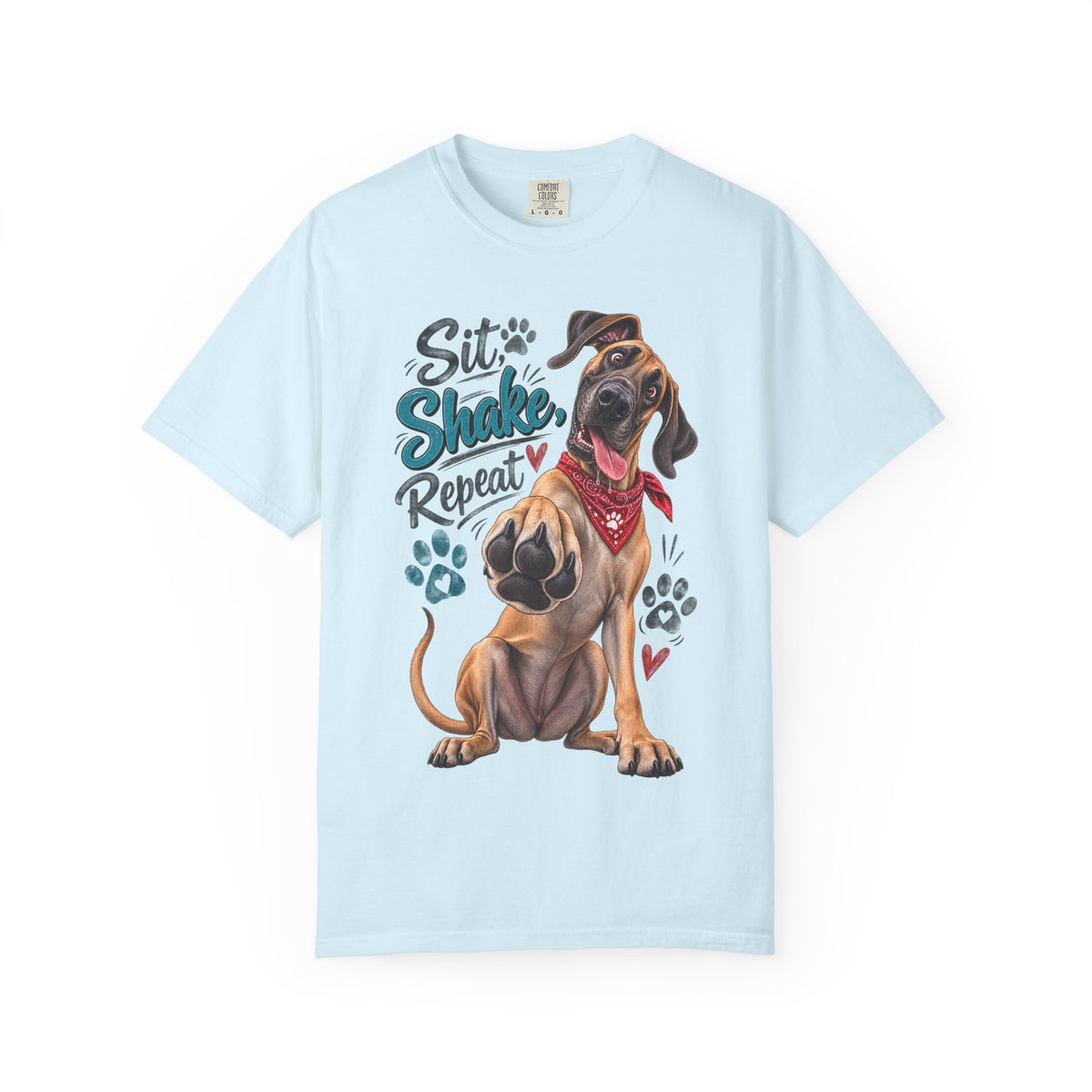 Great Dane Paw Print Tee