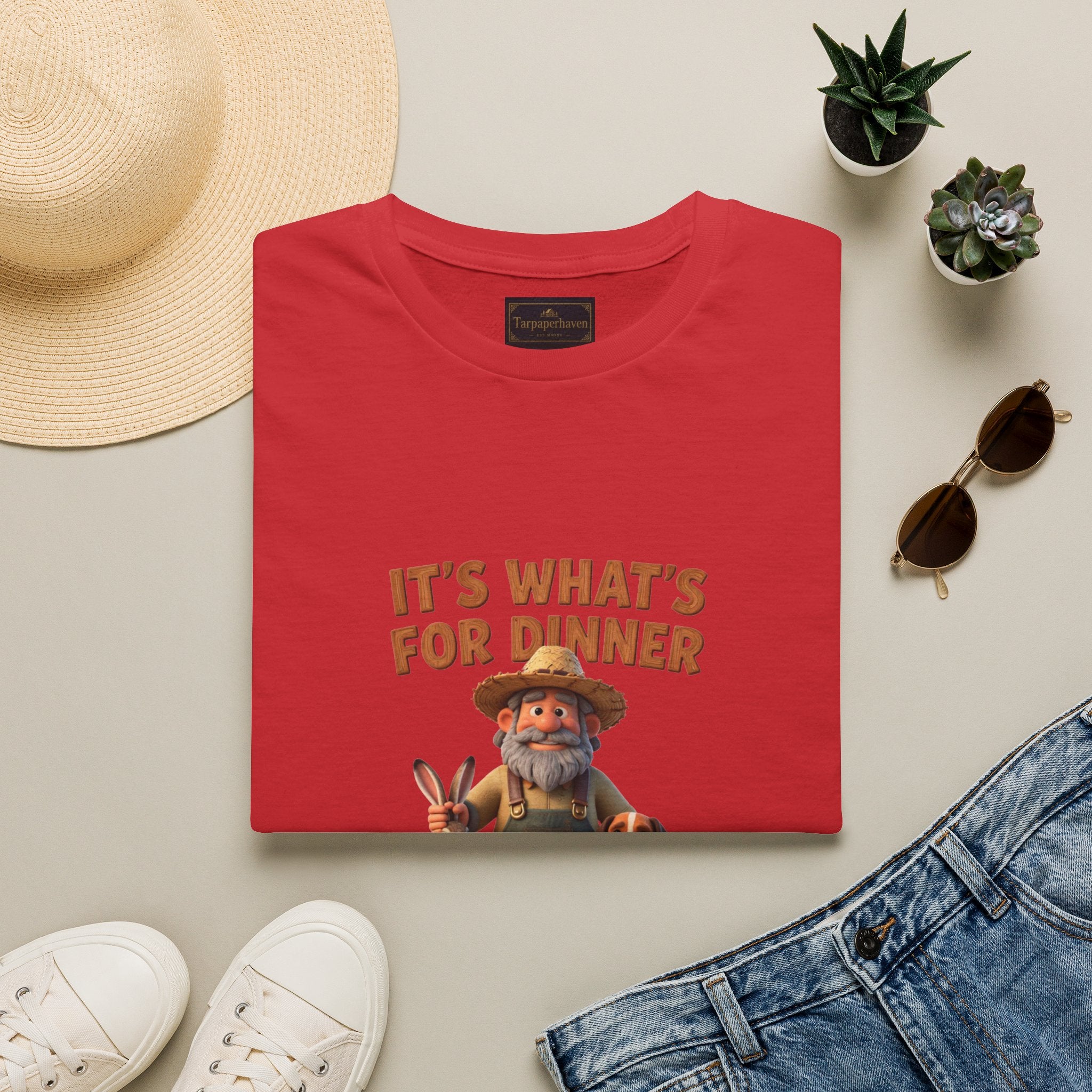 It's What's For Dinner Hill Folk T-Shirt — Funny Country Farmer Graphic Tee