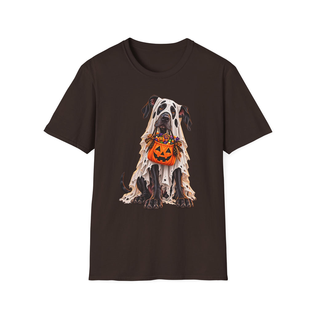Halloween Dalmatian T-Shirt — Cute Dog with Jack-O’-Lantern Costume