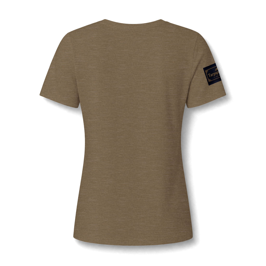 V-Neck Tee — "It's 10 PM... Do You Know Where Your Kids Are?" Retro Dog Graphic