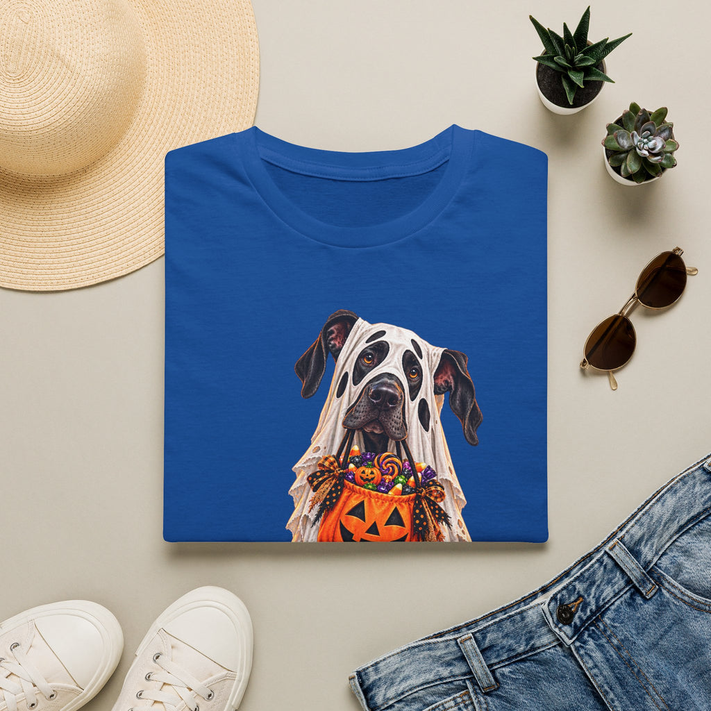 Halloween Dalmatian T-Shirt — Cute Dog with Jack-O’-Lantern Costume