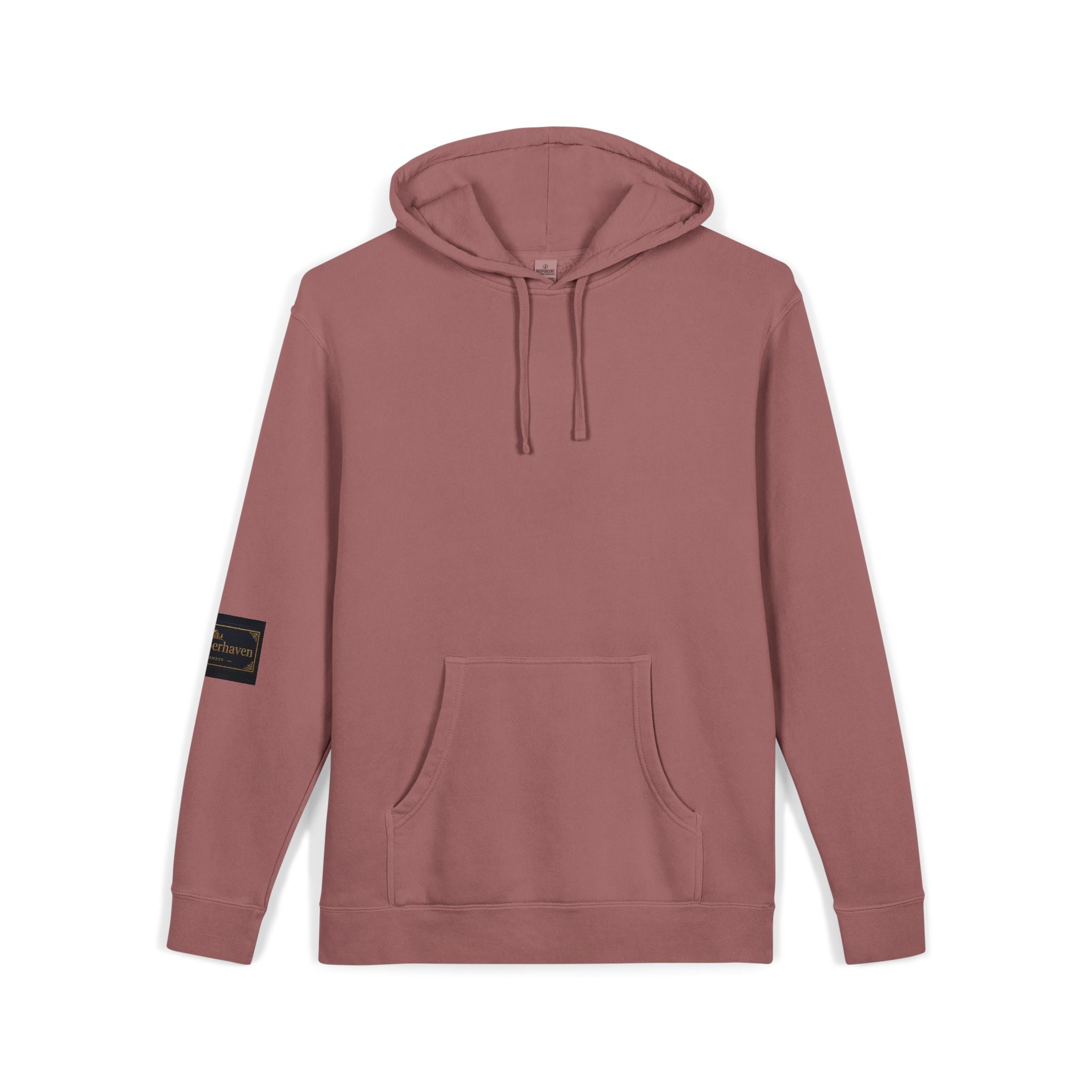 Pigment-Dyed Hoodie — "The Jokes on You" Retro Graphic Pullover