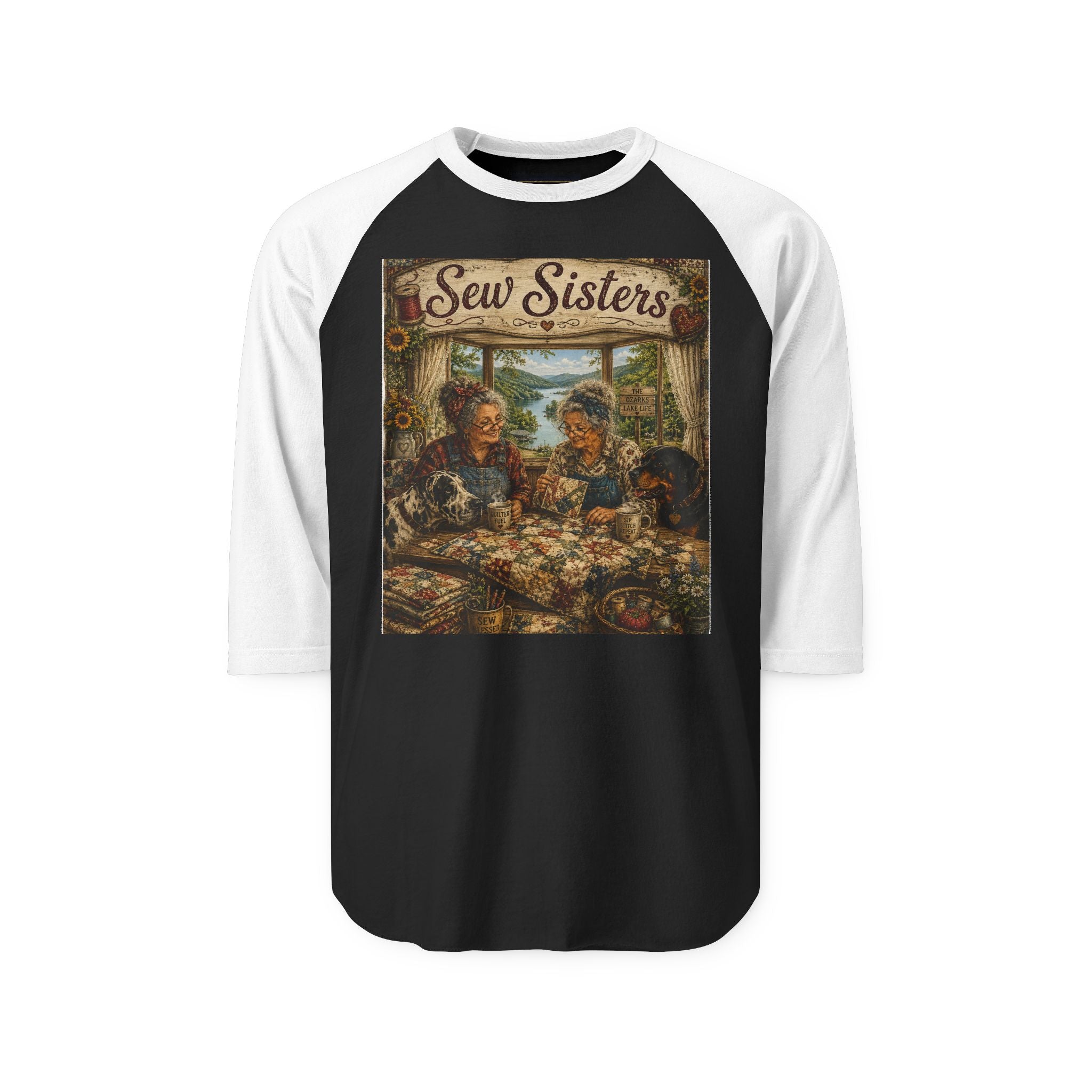 Sew Sisters Quilt Retreat  Ozarks  Raglan Shirt