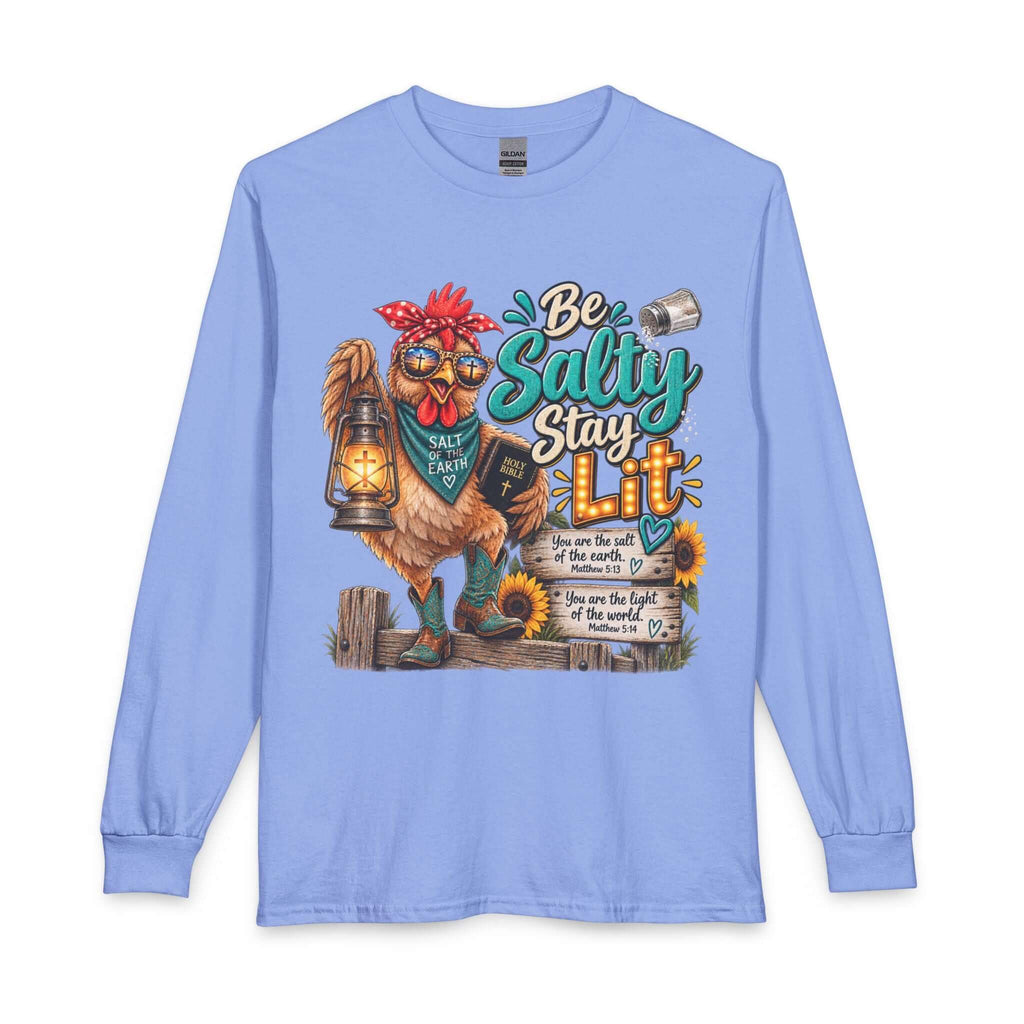 Be Salty Stay Lit Rooster Long Sleeve Tee