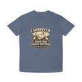 T-Shirt — "I Survived Another Family Meeting" Vintage Chicken Humor Tee