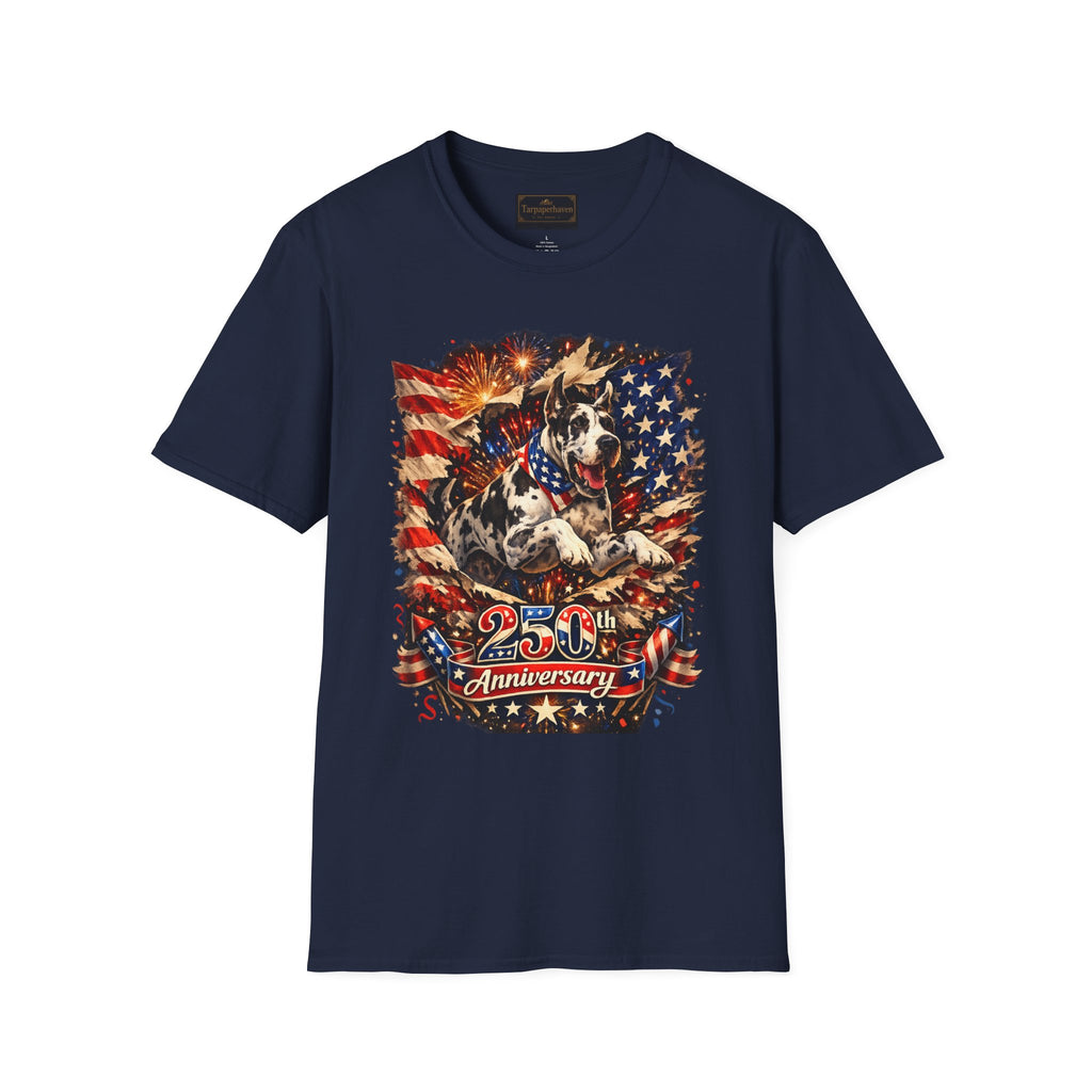 Patriotic 250th Great Dane T-Shirt