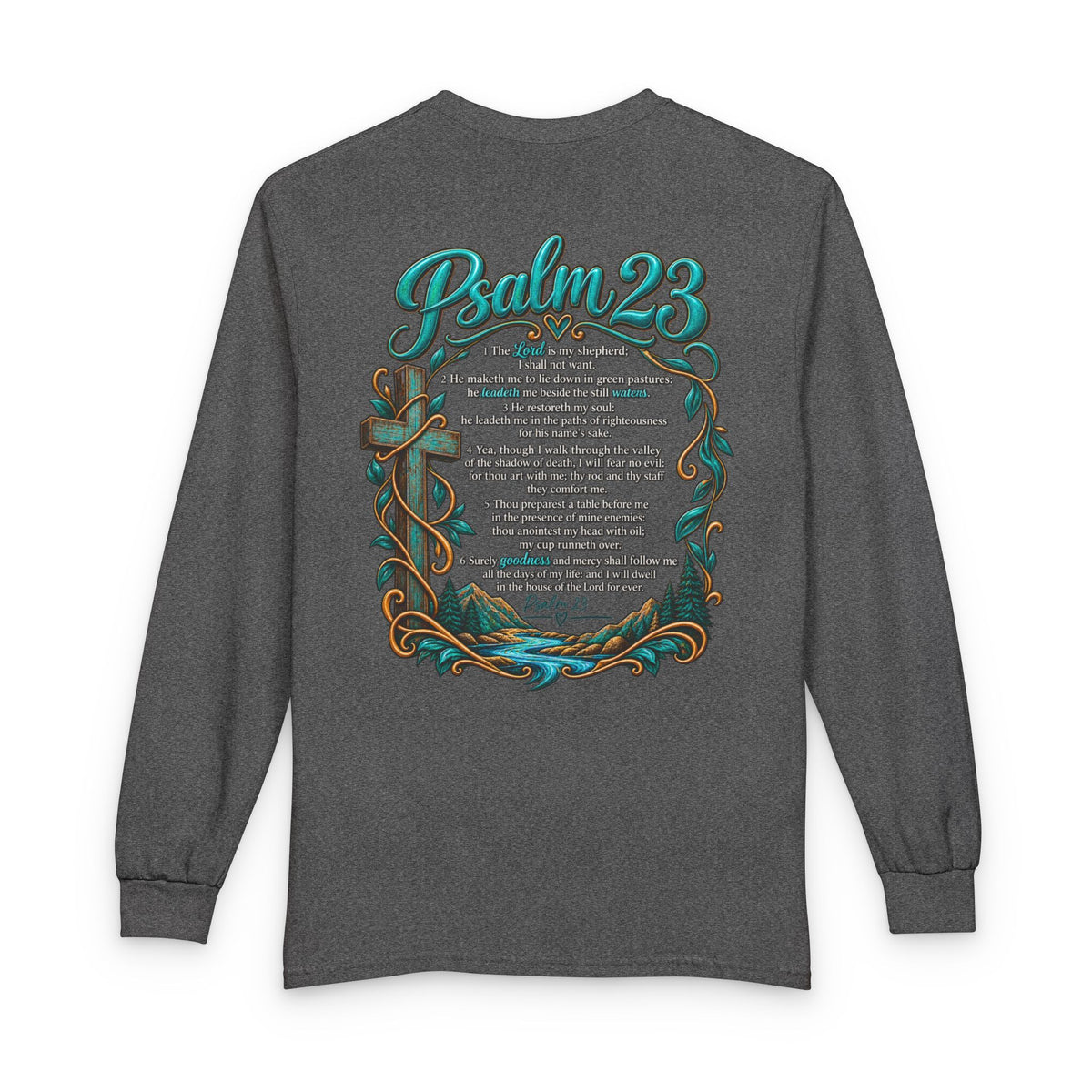 Psalm 23 Long Sleeve Tee