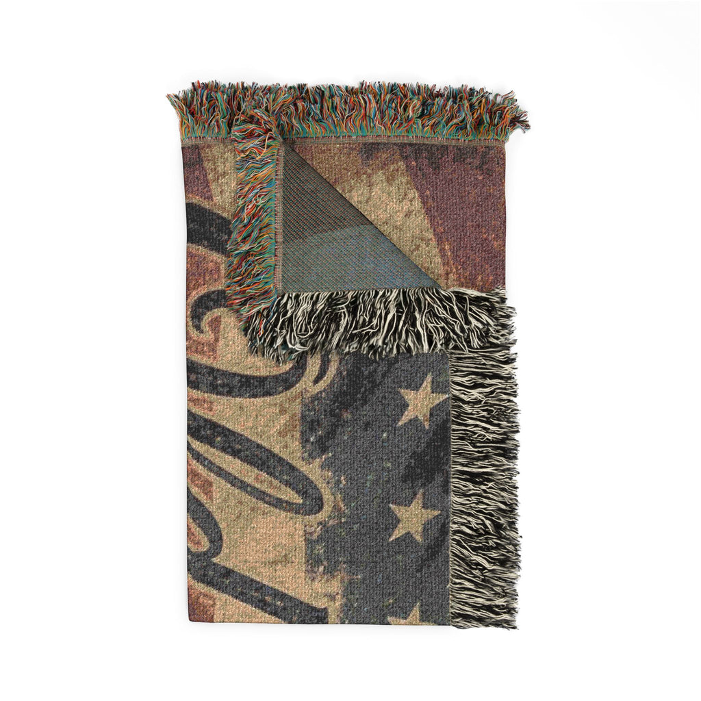 Woven Blanket: "Old Glory 1776–2026 — 250 Years of Freedom" Patriotic Throw