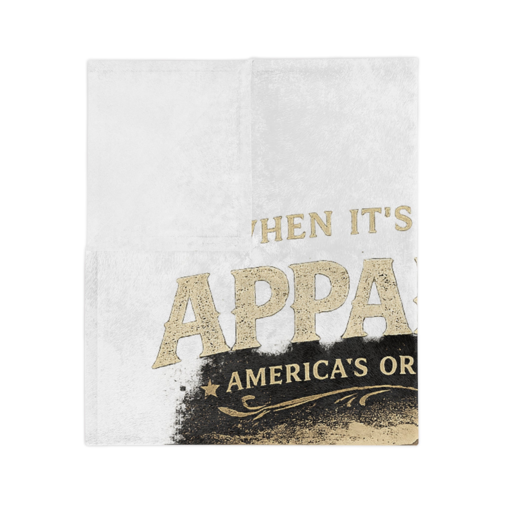 Appalachia Microfiber Blanket – "Built by Faith, Forged by Freedom" Rustic Mountain Throw