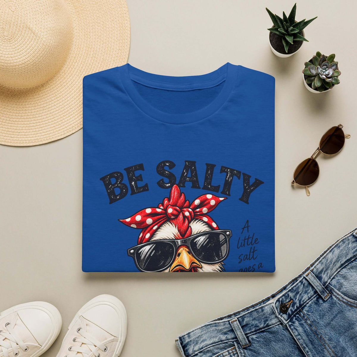 Be Salty Stay Lit Chicken T-Shirt
