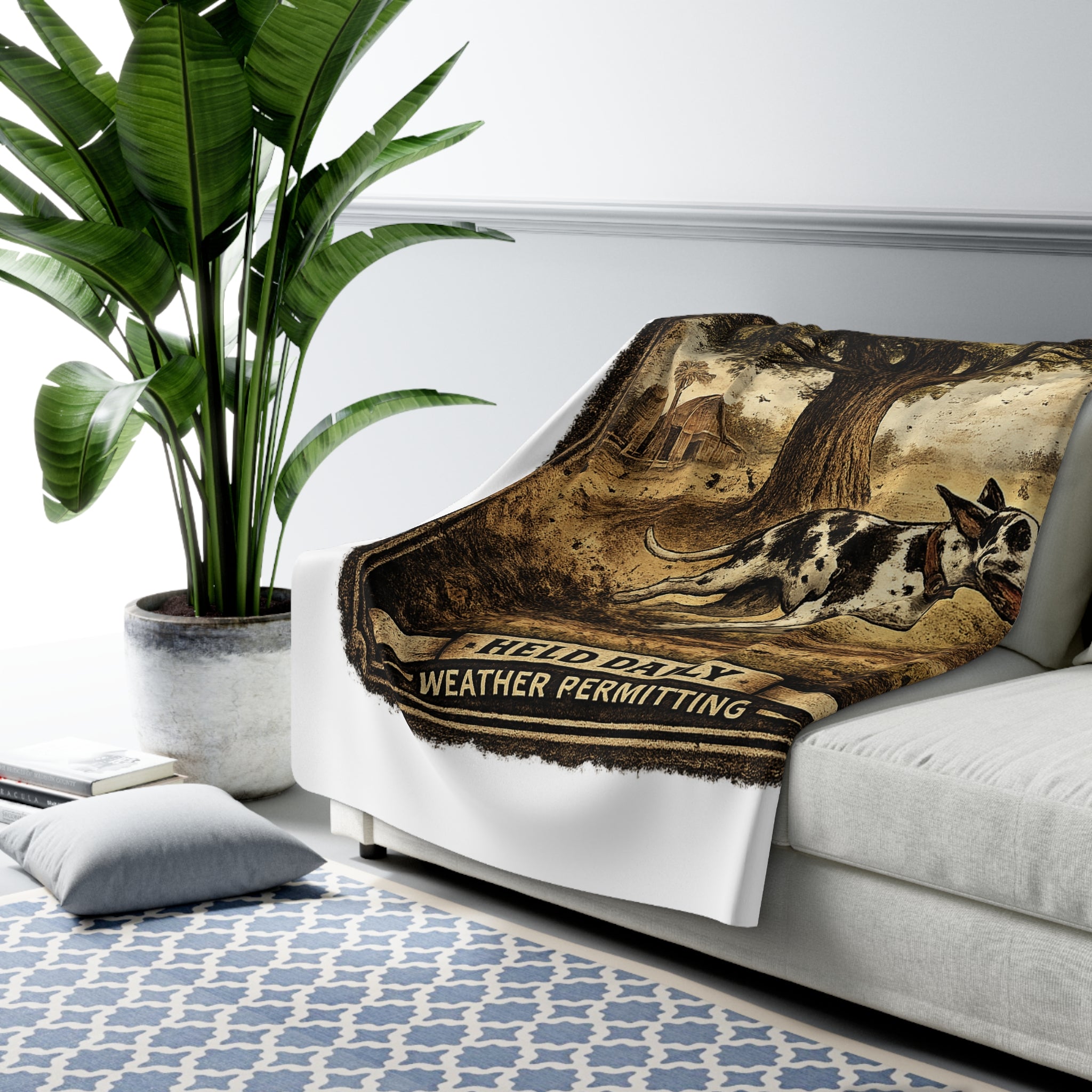 Great Dane Zoomies  500 Sherpa Fleece Blanket