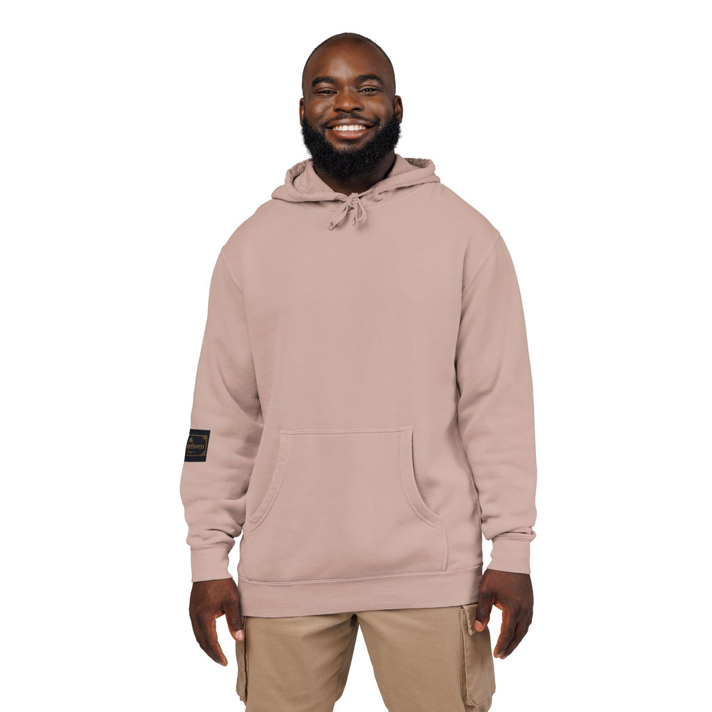 Faith Over Fear Hoodie — Pigment-Dyed Inspirational Pullover