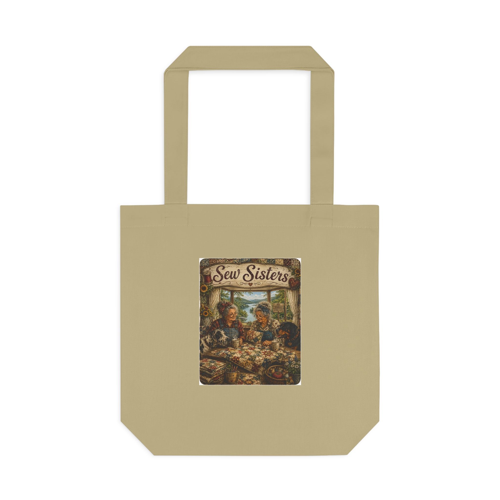 Vintage “Sew Sisters” Ozark MO Design Tote bag
